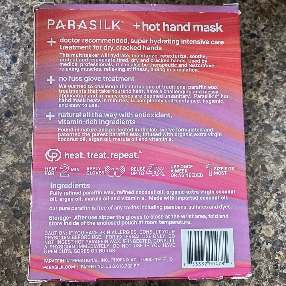 PARASILK BEAUTY HOT HAND MASK